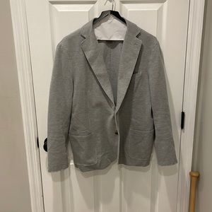 Eleventy Platinum Grey Knit Sports Coat